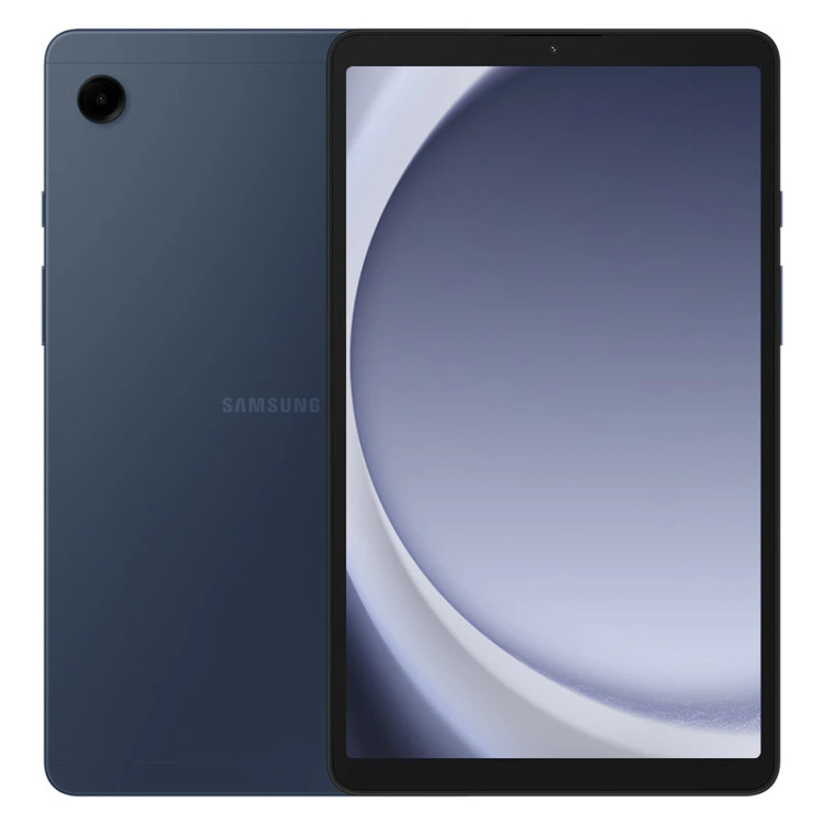 تبلت 8.7 اینچ سامسونگ مدل Galaxy Tab A9 با ظرفیت 128 گیگابایت و رم 8 گیگابایت، قابلیت پشتیبانی از یک سیم کارت و رزولوشن دوربین 8 مگاپیکسل، قابلیت تماس صوتی با سیمکارت