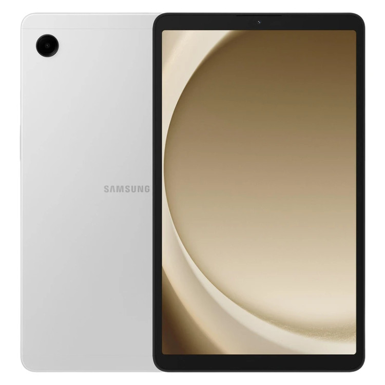 تبلت 8.7 اینچ سامسونگ مدل Galaxy Tab A9 با ظرفیت 128 گیگابایت و رم 8 گیگابایت، قابلیت پشتیبانی از یک سیم کارت و رزولوشن دوربین 8 مگاپیکسل، قابلیت تماس صوتی با سیمکارت