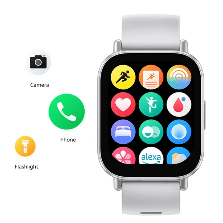 ساعت هوشمند روزمره شیائومی مدل Redmi Watch 5 Active، سایز قاب 49 میلیمتر، دارای بند پلاستیک، دارای سنسورهای شمارنده ضربان قلب، سنجش اکسیژن خون و شتابسنج، امکان پشتیبانی از 140 حالت ورزشی، دارای قابلیت مکالمه از طریق بلوتوث