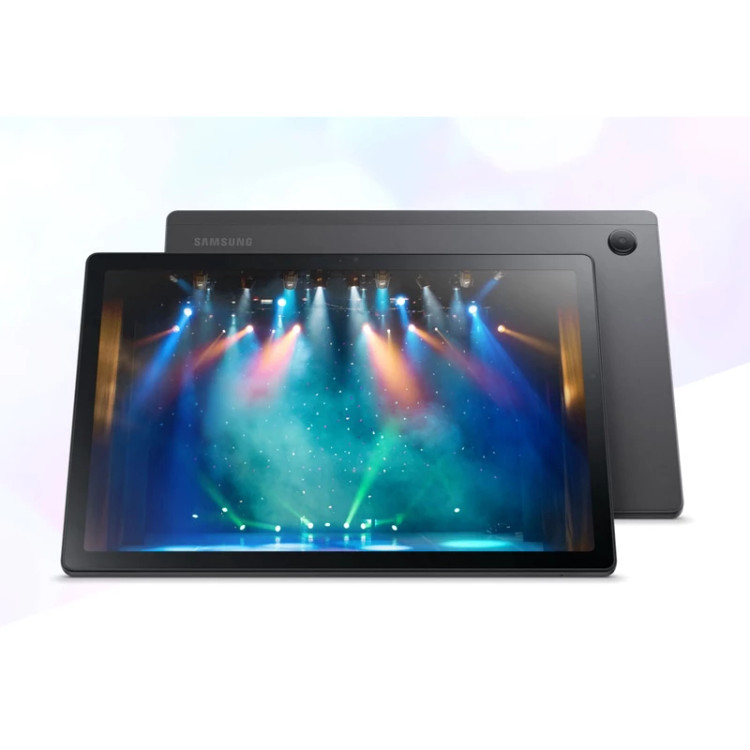 تبلت 11 اینچ سامسونگ مدل Galaxy Tab A9 Plus 5G با ظرفیت 128 گیگابایت و رم 8 گیگابایت، قابلیت پشتیبانی از یک سیم کارت و رزولوشن دوربین 8 مگاپیکسل، قابلیت تماس صوتی با سیمکارت