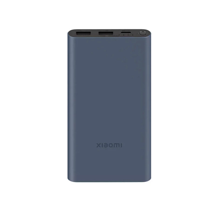 پاوربانک شیائومی مدل PB100DZM، ظرفیت 10000 میلیآمپر ساعت، تکنولوژی Quick Charge 3.0، مدیریت هوشمند شارژ، پشتیبانی از فناوری شارژ سریع کوالکام (QC)، مقاوم در برابر ضربه، جنس بدنه آلیاژ آلومینیوم، دارای 3 درگاه خروجی