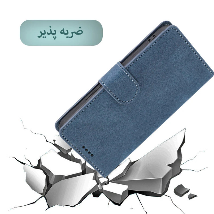 کیف کلاسوری چرمی مناسب برای گوشی موبایل سامسونگ GALAXY A57 5G
