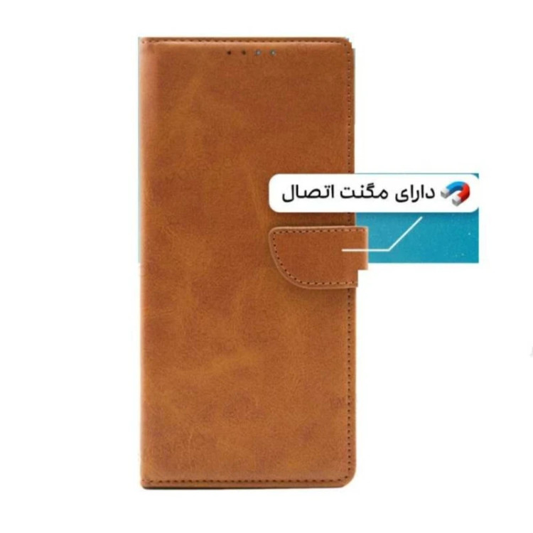 کیف کلاسوری چرمی مناسب برای گوشی موبایل سامسونگ GALAXY A57 5G