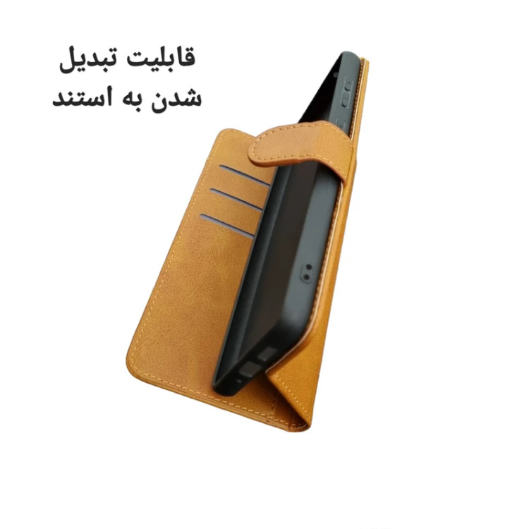 کیف کلاسوری چرمی مناسب برای گوشی موبایل سامسونگ GALAXY A57 5G