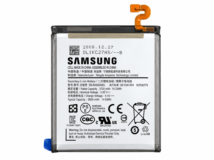باتری اصلی موبایل مدل BA920ABU ظرفیت 3800 میلی آمپر ساعت مناسب برای گوشی موبایل سامسونگ Galaxy A920
