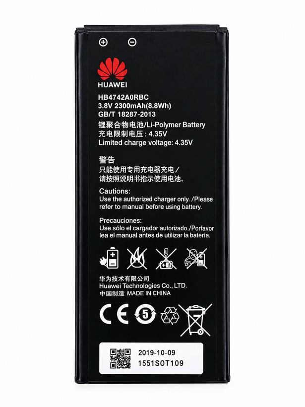 باتری اصلی موبایل مدل HB4742A0RBC با ظرفیت 2300mAh مناسب برای گوشی موبایل هواوی Honor 3C/G7730