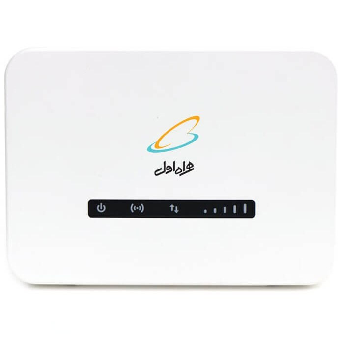 مودم رومیزی 4.5G همراه اول مدل MIMO 4x4-HA6400، آنتن چهارگانه داخلی، پشتیبانی از Wi-Fi دو بانده 2.4 و 5 گیگاهرتز، 1000 پورت LAN گیگابیتی و پشتیبانی از 32 کاربر همزمان