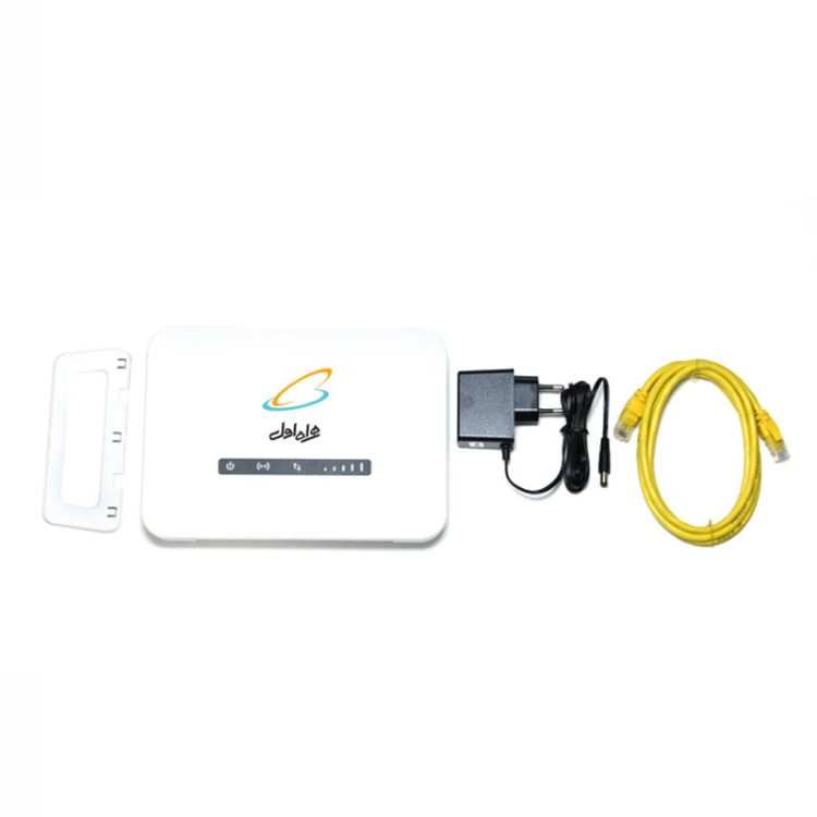 مودم رومیزی 4.5G همراه اول مدل MIMO 4x4-HA6400، آنتن چهارگانه داخلی، پشتیبانی از Wi-Fi دو بانده 2.4 و 5 گیگاهرتز، 1000 پورت LAN گیگابیتی و پشتیبانی از 32 کاربر همزمان