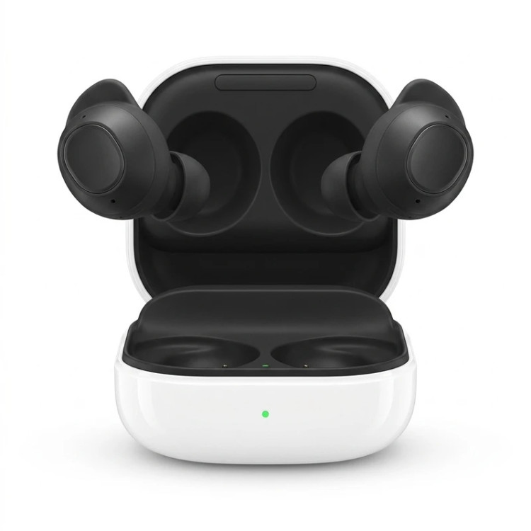 هدفون بلوتوثی سامسونگ مدل Galaxy Buds FE با نویز کنسلینگ فعال (ANC)، درگاه شارژ USB Type-C، دارای میکروفون دوگانه، مقاوم در برابر رطوبت و عرق
