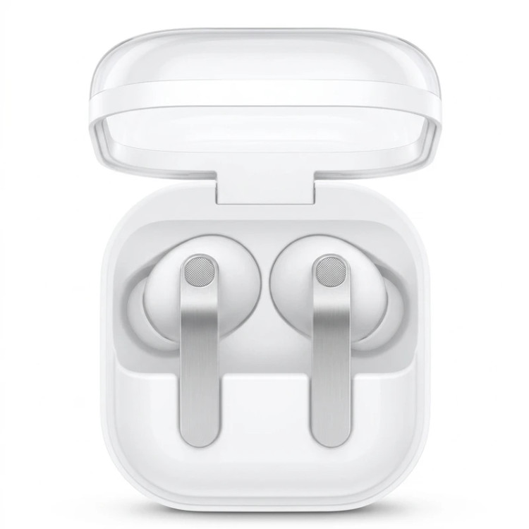 هدفون بلوتوثی سامسونگ مدل Galaxy Buds 4 Pro با نویز کنسلینگ فعال ANC، نویز کنسلینگ میکروفون ENC و صدای محیطی، میکروفون سهگانه، درایور 11 میلیمتری، بلوتوث 6.1، شارژ بیسیم و مقاومت در برابر آب IP67