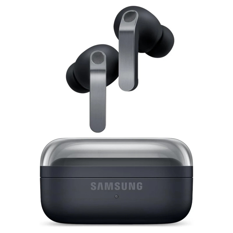 هدفون بلوتوثی سامسونگ مدل Galaxy Buds 4 Pro با نویز کنسلینگ فعال ANC، نویز کنسلینگ میکروفون ENC و صدای محیطی، میکروفون سهگانه، درایور 11 میلیمتری، بلوتوث 6.1، شارژ بیسیم و مقاومت در برابر آب IP67