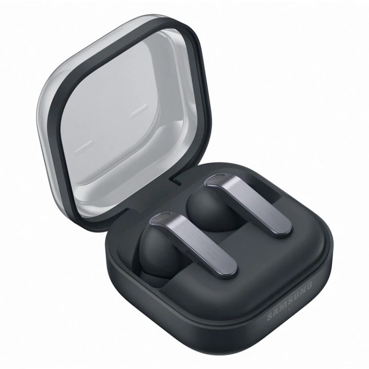 هدفون بلوتوثی سامسونگ مدل Galaxy Buds 4 Pro با نویز کنسلینگ فعال ANC، نویز کنسلینگ میکروفون ENC و صدای محیطی، میکروفون سهگانه، درایور 11 میلیمتری، بلوتوث 6.1، شارژ بیسیم و مقاومت در برابر آب IP67