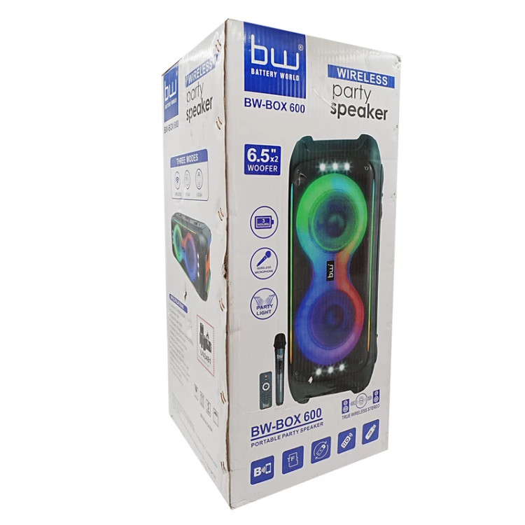 اسپسکر بلوتوثی قابل حمل بی دبلیو مدل BW-BOX 600